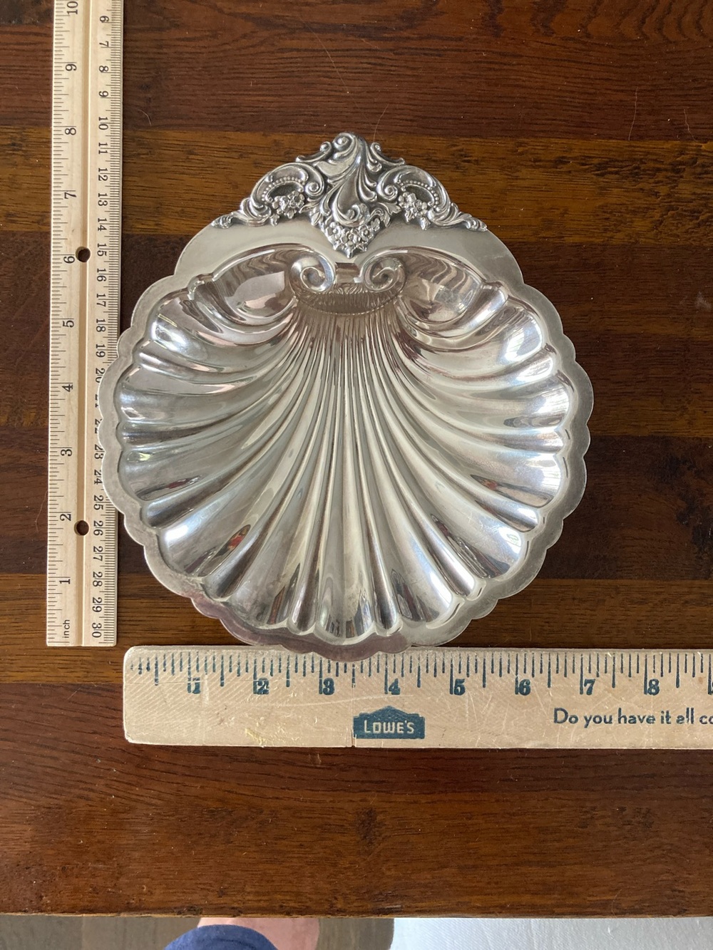 Silver Shell Decorative Trinket Dish - Classic Home Accents Decor